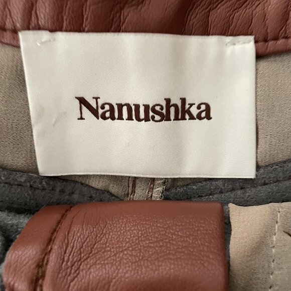 NANUSHKA - High-Rise Vegan Leather - Picture 4 of 6